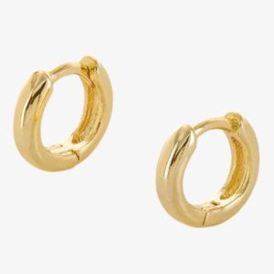 18K Gold Plated Small Hoop Earrings